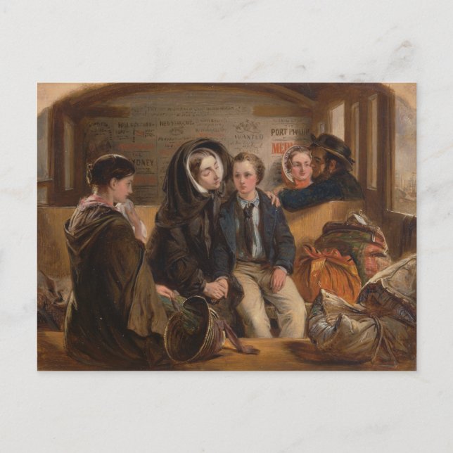 Abraham Solomon The Parting CC0197 Postcard (Front)