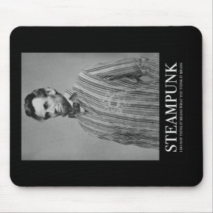 Abraham Steampunk Mouse Pad