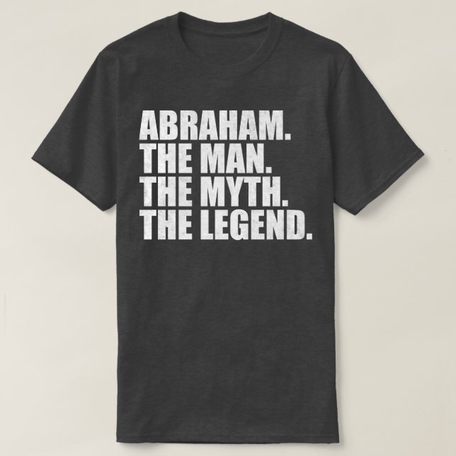 AbrahamAbraham Name Abraham given name T-Shirt (Design Front)