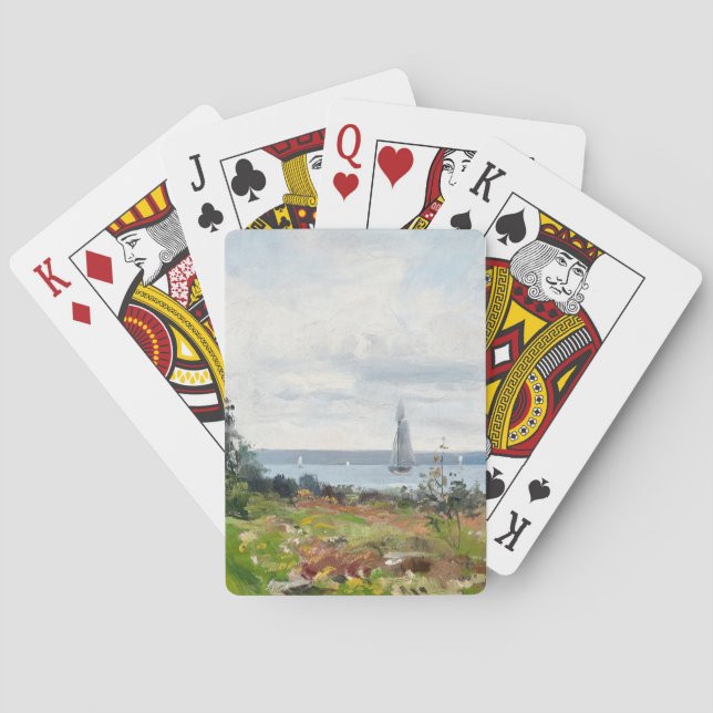 Abrahamsson’s Sailboats playing cards (Back)