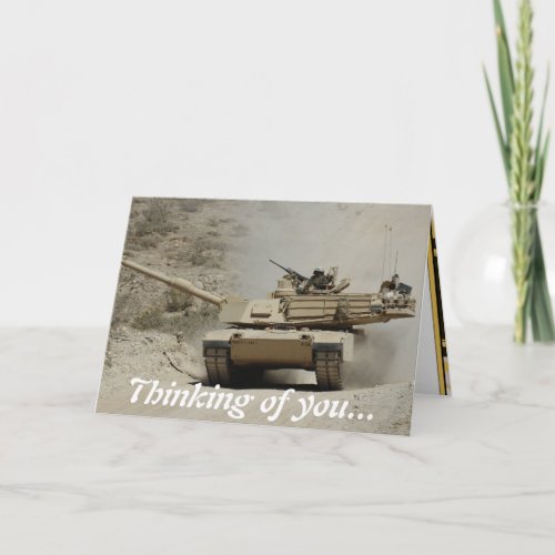 Abrams Tank Card