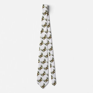 Abraxas sylvata - The Clouded Magpie Moth Neck Tie