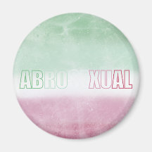 Abrosexual pride flag magnet