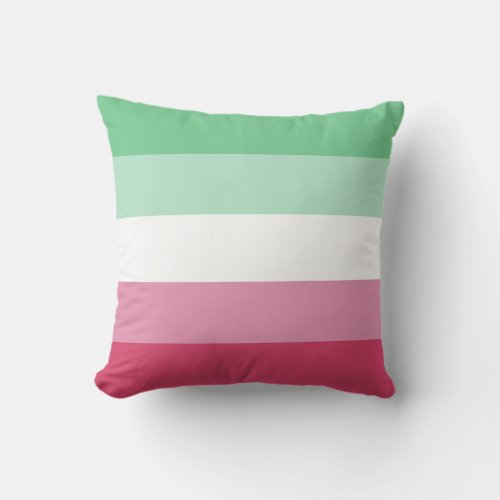 Abrosexual Pride Flag Throw Pillow