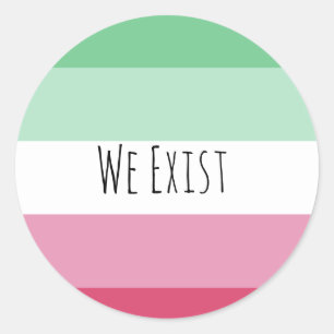 Abrosexual Validation Sticker