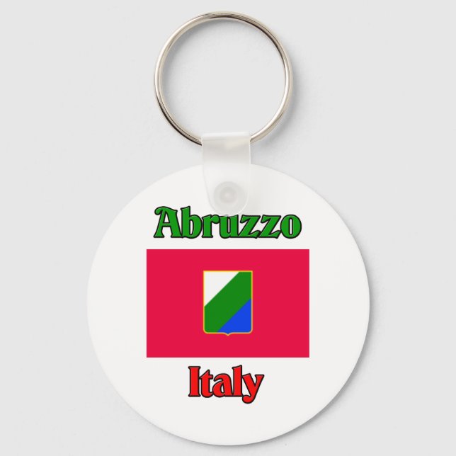 Abruzzo Italy Keychain (Front)
