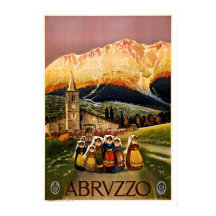 Abruzzo Italy National Park Vintage Travel