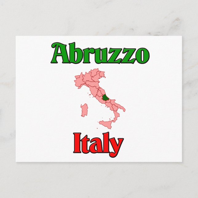 Abruzzo Italy Postcard (Front)