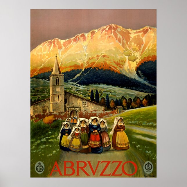 Abruzzo Italy Poster (Front)