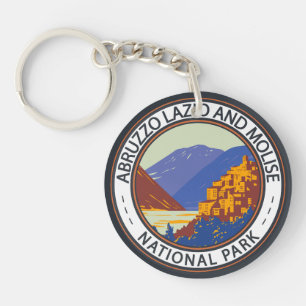 Abruzzo, Lazio and Molise National Park Italy Keychain