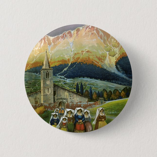 Abruzzo Pinback Button (Front)