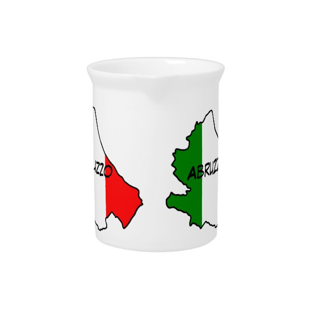 Abruzzo Region Beverage Pitcher (Front)