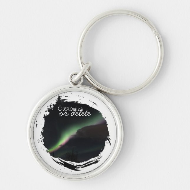 ABS Aurora Borealis Streamer Keychain (Front)