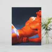 Abs Burning - original painting (Standing Front)