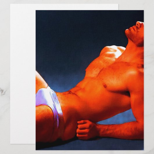 Abs Burning - original painting (Front/Back)