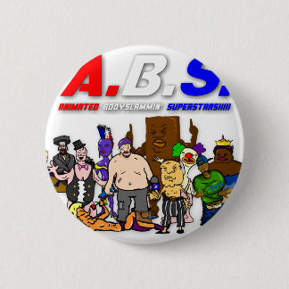 ABS WRESTLING!!! PINBACK BUTTON