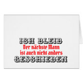 Absage an die Männerwelt (Front Horizontal)