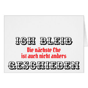 Absage an die Männerwelt Cards
