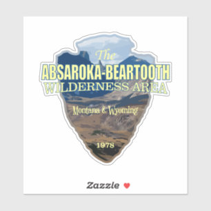 Absaroka-Beartooth Wilderness (arrowhead) Sticker