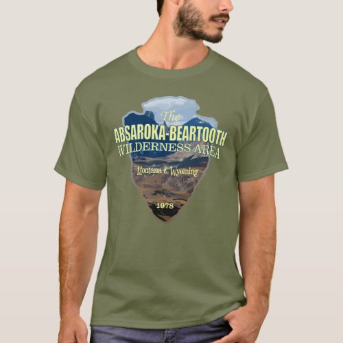 Absaroka_Beartooth Wilderness arrowhead T_Shirt