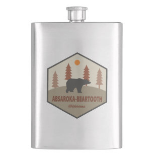Absaroka - Beartooth Wilderness Bear Flask