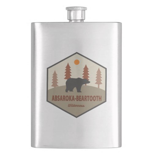 Absaroka _ Beartooth Wilderness Bear Flask