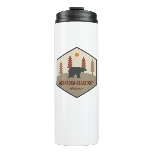 Absaroka _ Beartooth Wilderness Bear Thermal Tumbler