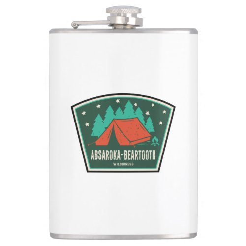 Absaroka _ Beartooth Wilderness Montana Camping Flask