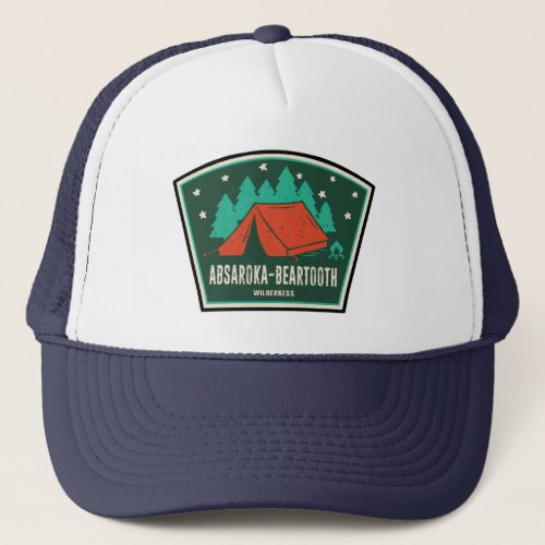 Absaroka _ Beartooth Wilderness Montana Camping Trucker Hat