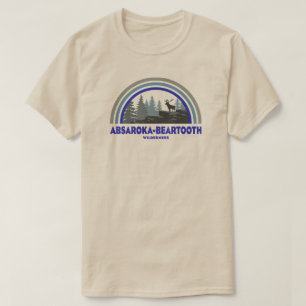 Absaroka - Beartooth Wilderness Rainbow Deer T-Shirt