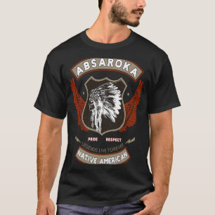 Absaroka Crow Tribe Native American Indian Pride R T-Shirt