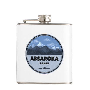 Absaroka Range Montana Wyoming Camping Flask