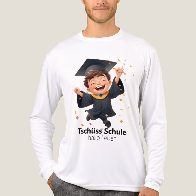 Abschluss T-Shirt Tri-Blend Shirt (Front)