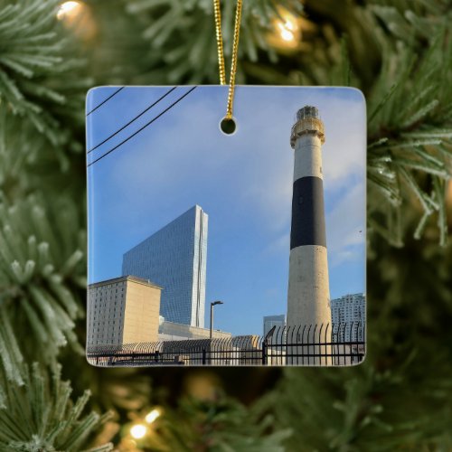 Absecon Lighthouse Ceramic Ornament