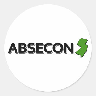 Absecon, New Jersey Classic Round Sticker