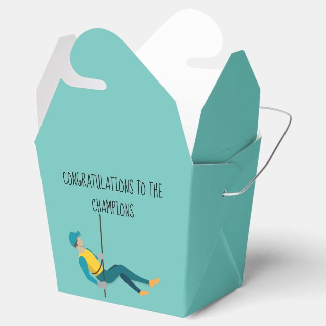 Abseiling Favor Boxes (Opened)