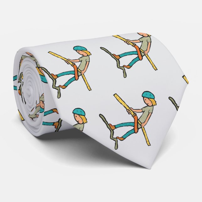 Abseiling Neck Tie (Rolled)