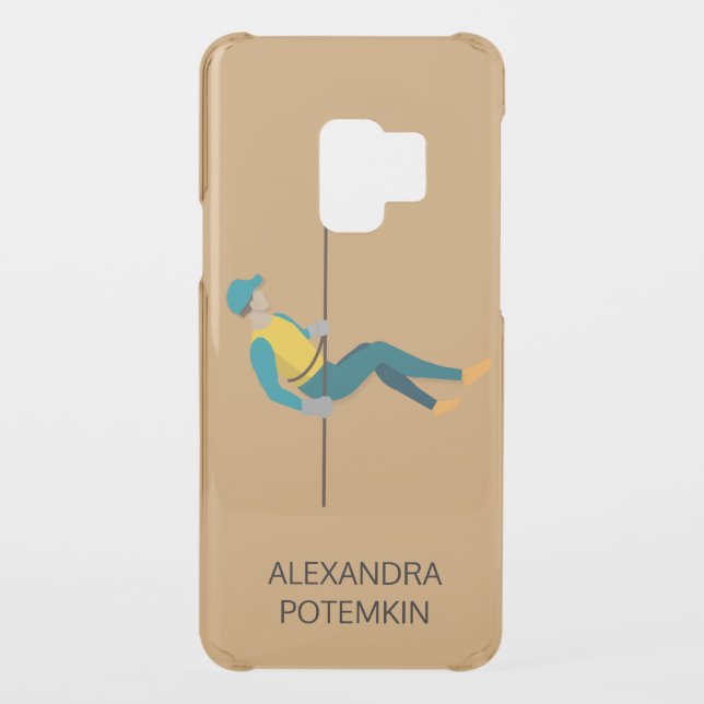 Abseiling Uncommon Samsung Galaxy Case (Back)