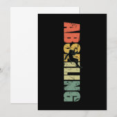 Abseiling Vintage Rappelling Mountain Climber (Front/Back)