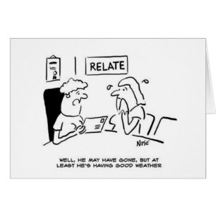Absent Husband Sends a Postcard. Cards