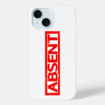 Absent Stamp iPhone 15 Case