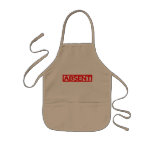 Absent Stamp Kids' Apron