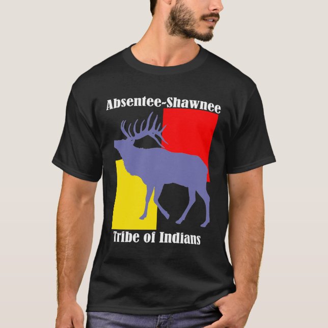 Absentee-Shawnee Tribe of Indians T-Shirt (Front)