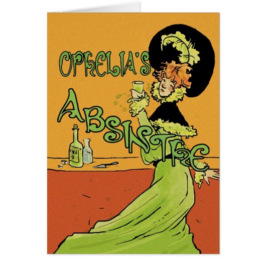 Absinthe 1890s Style Cards (Front)