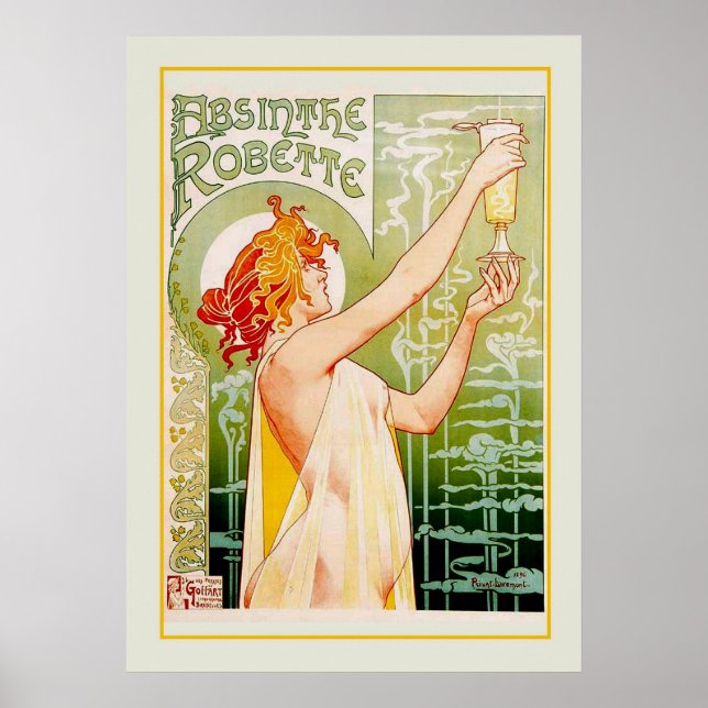 Absinthe advert poster (Front)