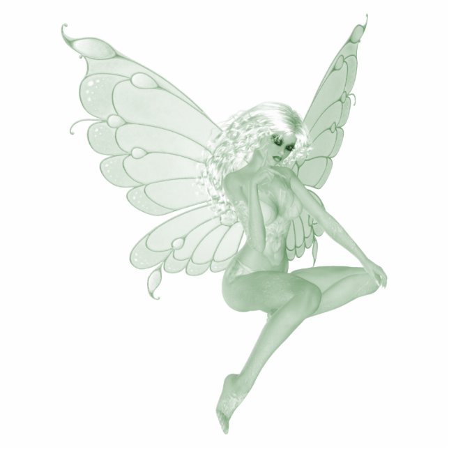 Absinthe Art Signature Green Fairy 1A Statuette (Front)