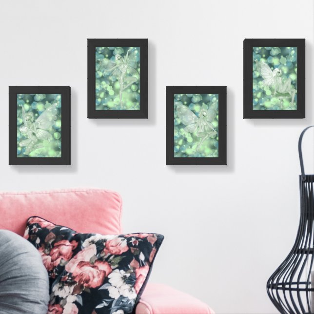 Absinthe Art Signature Green Fairy Wall Art Sets (Livingroom)
