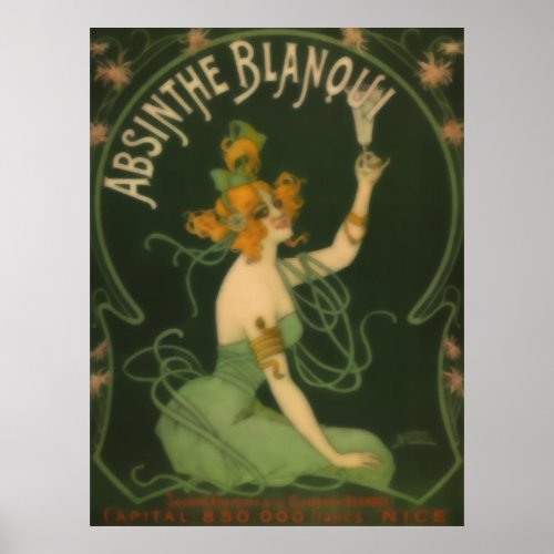 Absinthe Blanoui Poster