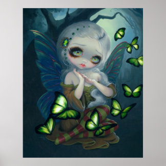 Absinthe Butterflies ART PRINT absinthe fairy art
