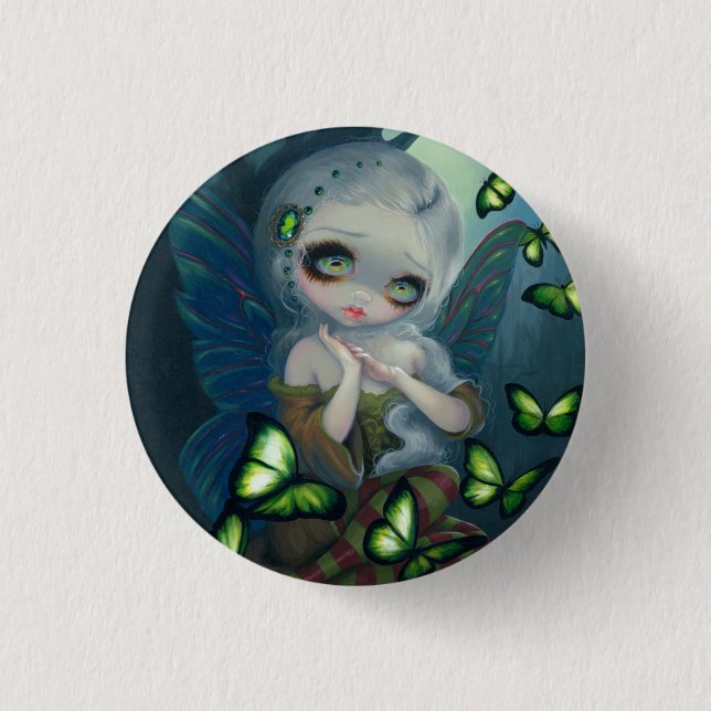"Absinthe Butterflies" Button (Front)